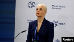 Юлия Навальная на Мюнхенской конференции по безопасности. 16 февраля 2024.