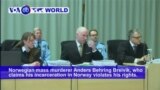 VOA60 World - France: The European Court of Human Rights has rejected an appeal by Norwegian mass murderer Anders Behring Breivik