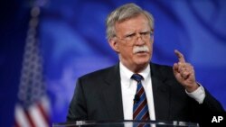 FILE - Former U.S. Ambassador to the UN John Bolton