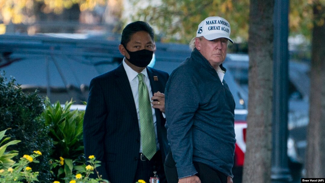 Predsjednik Donald Trump po povratku u Bijelu kuću sa partije golfa, 7. novemnar