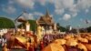 ព្រះ​រាជ​ពិធី​ដង្ហែ​ព្រះ​រាជ​គោរមងារ​កិត្តិយស​ "ព្រះស្រីលោកធម្មិករាជ" ថ្វាយ​ព្រះ​មហាក្សត្រ​សម្ដេច​ព្រះ​បរម​នាថ​ នរោត្ដម​ សីហមុនី​ នា​ព្រឹក​ថ្ងៃ​ទី​៣​ មិថុនា​ ២០១៥​​ នៅ​មុខ​ព្រះ​បរម​រាជ​វាំង។