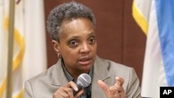 Lori Lightfoot, au Daley College de Chicago, le 24 mars 2019.