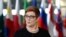 FILE - Australian Foreign Minister Marise Payne, pictured in Brussels on Oct. 18, 2018, has called for China "to refrain from cyber-enabled theft of intellectual property, trade secrets and confidential business information."