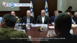 VOA60 World - Israeli security cabinet recommends Gaza ceasefire deal 