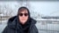Russian opposition leader Alexey Navalny's mother, Lyudmila Navalnaya, speaks near the prison colony in the town of Kharp, Russia, in this grab taken from video provided by the Navalny Team on Feb. 20, 2024.