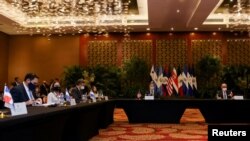 Visita del secretario de Estado de EE.UU., Antony Blinken, quien asiste a una reunión con los cancilleres de México y los Estados miembro del SICA en Costa Rica, el 1 de junio de 2021. 