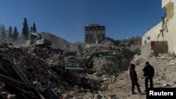 Panorama de la destrucción del terremoto en Kahramanmaras, Turquía, el 16 de febrero de 2023.