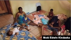 The Room where babies and traffickers were found in Yaounde, Cameroon, Jan. 16, 2021. (Moki Edwin Kindzeka/VOA)