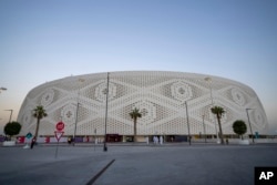 Al Thumama stadium is one of the stadiums which will host the World Cup. Qatar has built eight stadiums for this World Cup and created an entire new city of Lusail where the final will be held. (AP Photo/Darko Bandic)