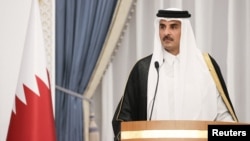 Amiirka Qatar Sheikh Tamim bin Hamad Al-Thani 