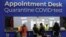 Chờ xét nghiệm COVID-19 tại sân bay Schiphol ở Hà Lan.