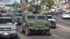 National Guard members patrol the streets in Culiacan, Sinaloa state, Mexico, Oct. 14, 2024.