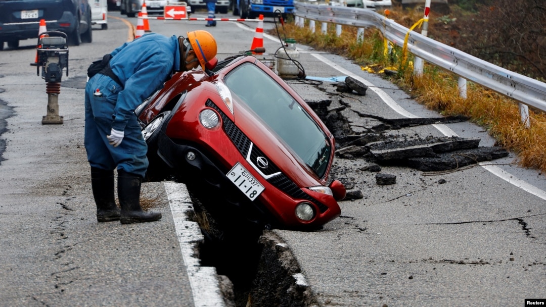 日本西部元旦地震死亡人数上升至73人