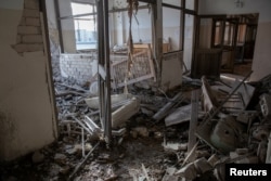 Unutrašnjost dječije bolnice pogođene u ruskom napadu na Herson, Ukrajina 1. januar, 2023. (Foto: REUTERS / Oleksandr Ratušniak)