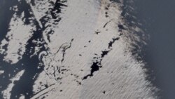 Qatari LNG tanker Al Rekayyat stranded off the coast of Oman after a strike. European Union/Copernicus Sentinel-2/Handout via REUTERS 