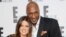 FILE - TV personality Khloe Kardashian Odom and professional basketball player Lamar Odom from the show "Keeping Up With The Kardashians" at an E! Network upfront event in New York, April 30, 2015.
