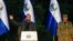 El presidente de El Salvador, Nayib Bukele, participa en una ceremonia conmemorativa del Día de la Independencia del país, en Ciudad Arce, El Salvador, el 15 de septiembre de 2024. REUTERS/José cabezas