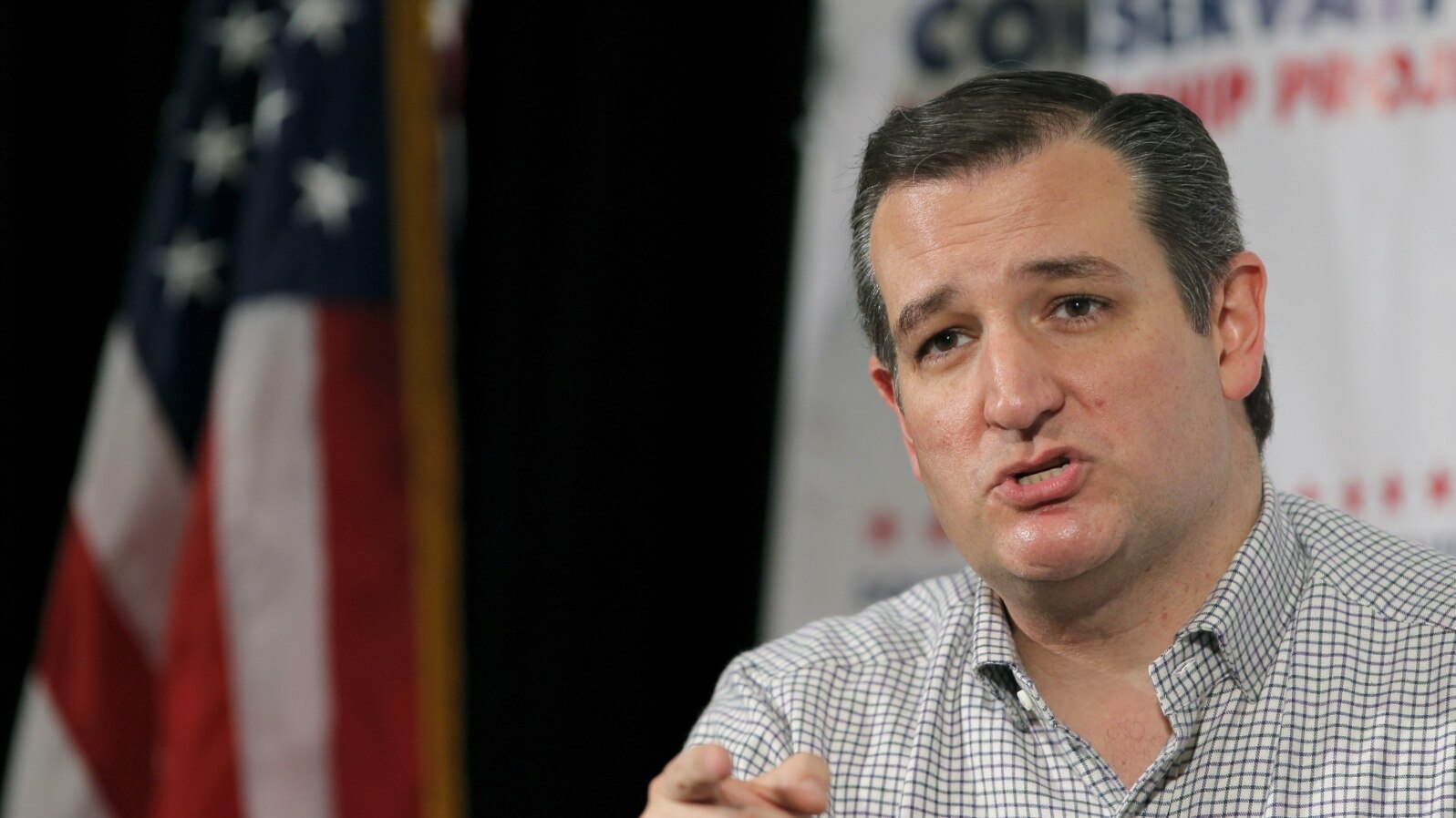 U.S. Republican presidential candidate and U.S. Senator Ted Cruz speaks during a conservative leadership project event in Columbia, South Carolina, Jan. 15, 2016.