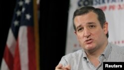 U.S. Republican presidential candidate and U.S. Senator Ted Cruz speaks during a conservative leadership project event in Columbia, South Carolina, Jan. 15, 2016.