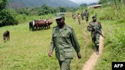 Le général Janvier Buingo Karairi, le chef des Maï Maï, terme collectif désignant plusieurs groupes paramilitaires disparates prétendant défendre des communautés ethniques particulières, groupe "l'Alliance des Patriotes pour un Congo libre et souverain (A