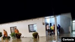 Más de 10 mil damnificados dejan las fuentes lluvias en Colombia. [Foto cortesía Defensa Civil Colombiana].