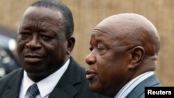 Vatungamiri vesangano revakarwa hondo, VaVictor Matemadanda, pamwe naVaChristopher Mutsvangwa