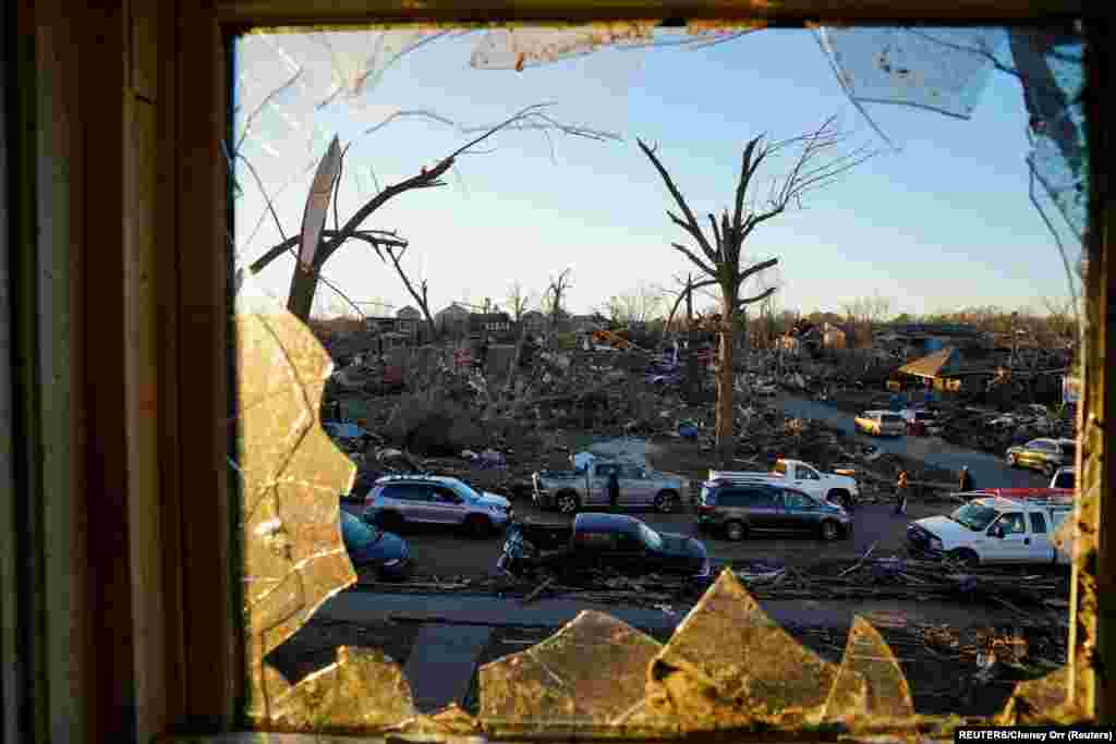 ኣብ ኣመሪካ ክፍለ ግዝኣት ከንታኪ ዘጋጠመ ህቦብላዊ ዝናብ