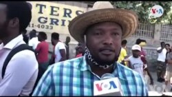 Popilasyon Komin Kafou Manifeste pou Mande Reparasyon Wout Nasyonal Nimewo 2 a