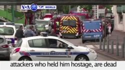 VOA60 World - IS Claims Responsibility for Normandy Church Attack