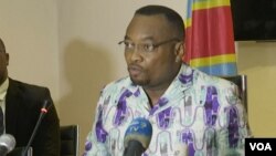 Dr. Eteni Longondo, ministre ya bokolongono na Kinshasa, 10 mars 2020. (VOA/Lingala)