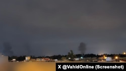 عکس منتسب به حملات هوایی ۶ فروردین در شیراز - منبع وحیدآنلاین