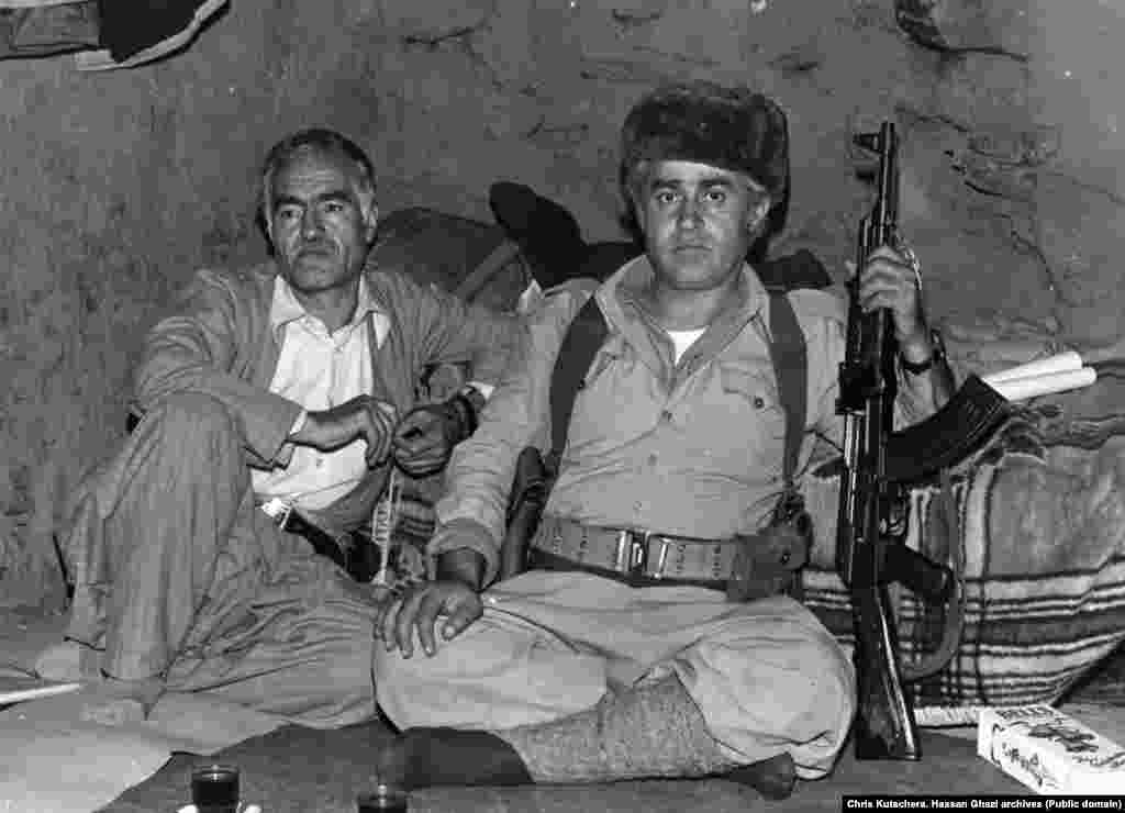 &nbsp; Two veteram members of KDPI. Yousef Rezwani &amp; Hassan Hashemi Chris Kutschera Photos