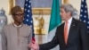 Shugaban Nigeria Muhammadu Buhari da sakataren harkokin waje Amirka John Kerry