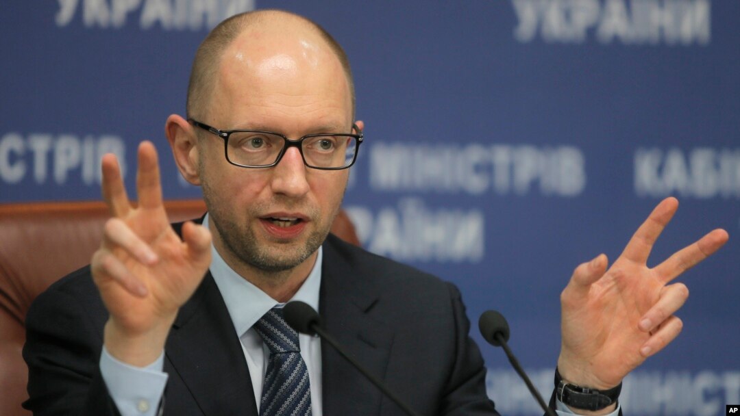 Perdana Menteri Ukraina, Arseniy Yatsenyuk (foto: dok).