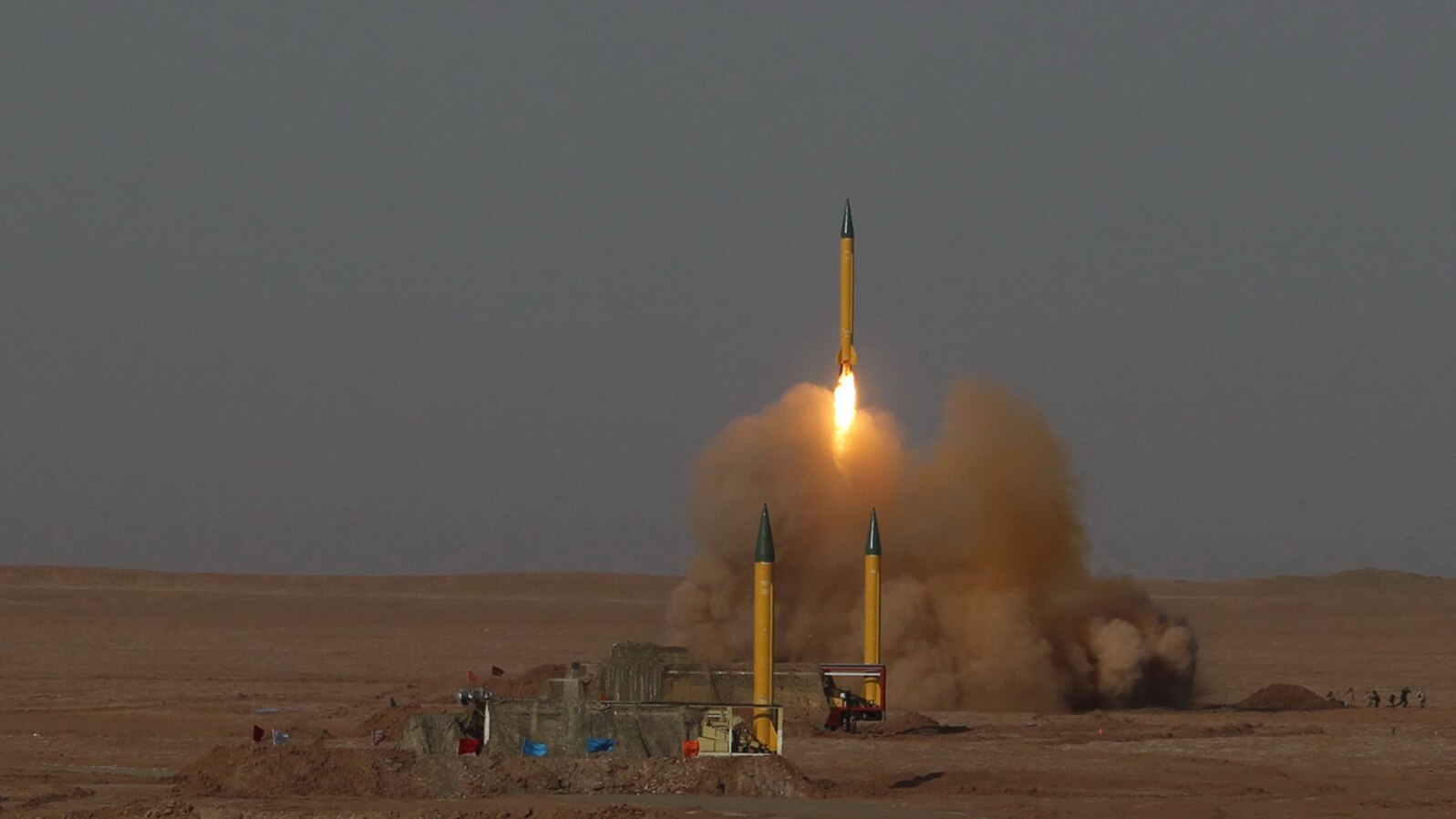 In this Tuesday, July 3, 2012 file photo released by the Iranian Fars News Agency, a surface-to-surface missile is launched during an Iranian Revolutionary Guard maneuver in an undisclosed location in Iran.