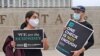 People gather to show their support for the 2020 Basic Income March at the Utah State Capitol, Sept. 19, 2020, in Salt Lake City.