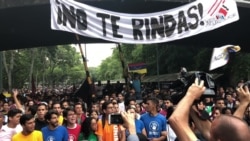 Venezuela: jóvenes marcharon en el "día del estudiante universitario"