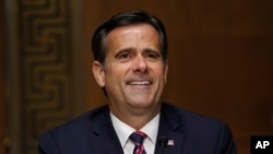 In this May 5, 2020, photo, Rep. John Ratcliffe, R-Texas, testifies before the Senate Intelligence Committee during his nomination hearing on Capitol Hill in Washington.