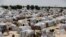 FILE - A photo shows a general view of one of the biggest camps for people displaced by Boko Haram and likeminded Islamist extremists in Maiduguri, Nigeria, Aug. 28, 2016.