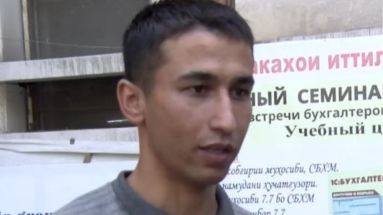 Tajik journalist Abdulloh Ghurbati. (Radio Ozodi-RFE/RL)