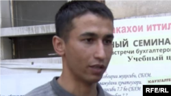 Tajik journalist Abdulloh Ghurbati. (Radio Ozodi-RFE/RL)