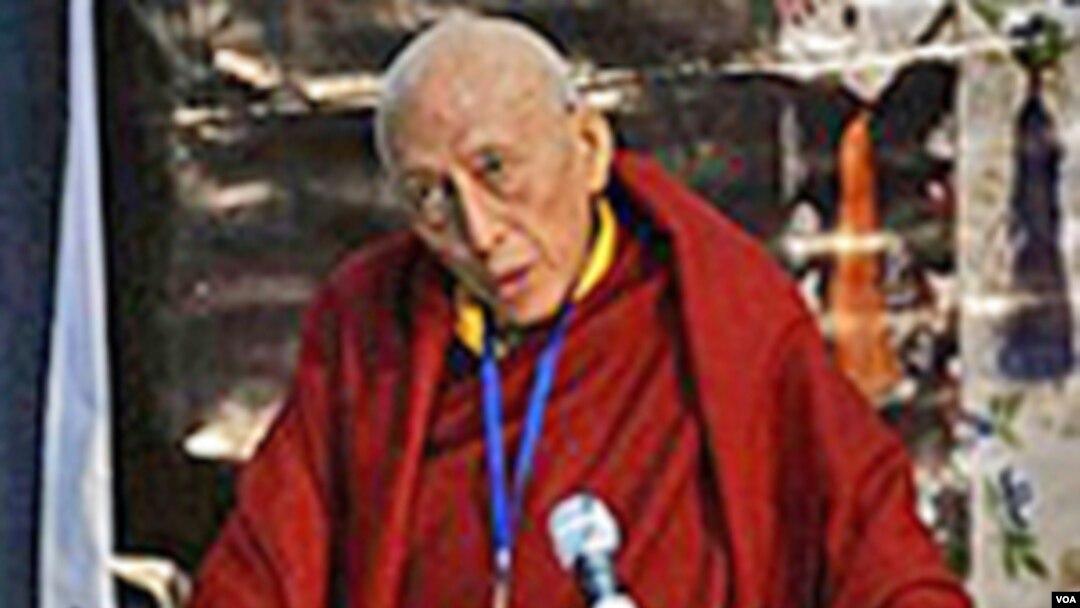 Samdhong Rinpoche, orang kedua terpenting dalam pemerintahan Tibet setelah pemimpin spiritual Dalai Lama.