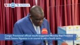 VOA60 Africa - Congo President Appears Poised to Win a Fourth Term