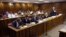 A general view of the courtroom during a bid by Oscar Pistorius's defence team to challenge the prosecution's right to appeal the culpable homicide verdict handed down to Pistorius in 2014, in the Johannesburg High Court, March 13, 2015. 