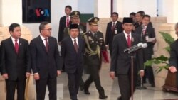 Presiden Joko Widodo Lantik Jenderal Polisi Badrodin Haiti Jadi Kapolri