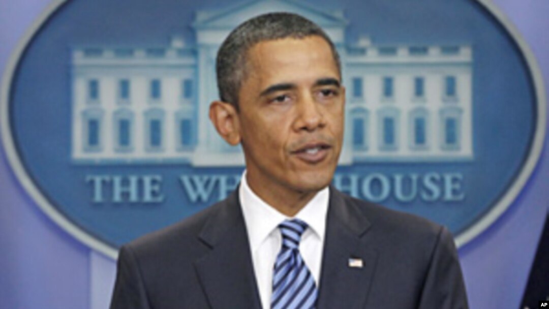 President Barack Obama makes a statement to reporters about debt ceiling negotiations, July 5, 2011