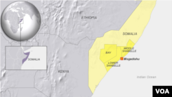 Lower Shabelle, Middle Shabelle and Bay regions of Somalia