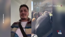 تشکر مادر مهران رفیعی در مراسم چهلم او از همدردی و همراهی مردم منطقه لاهیجان 