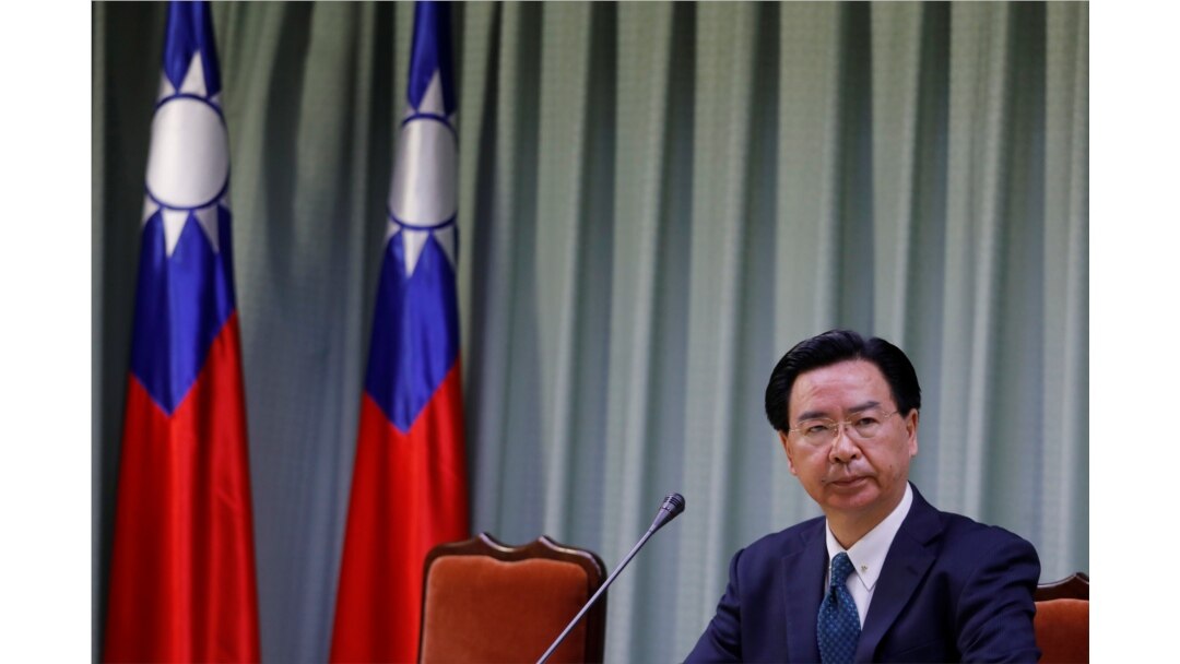 Taiwanese Foreign Minister Joseph Wu attends a news conference, following an agreement by China and the Dominican Republic to establish diplomatic ties, in Taipei, Taiwan, May 1, 2018.