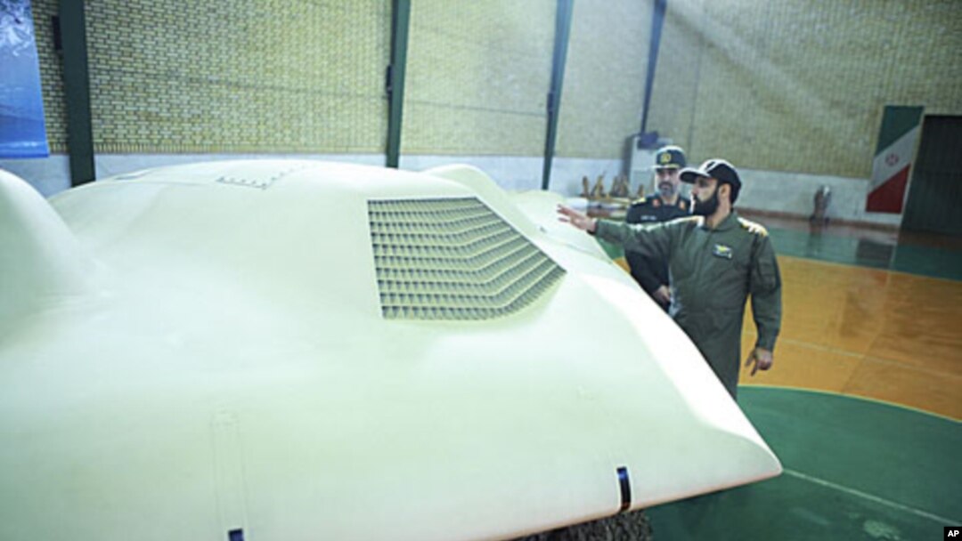 2011-yil, 8-dekabr kuni Eronda qo'lga tushirilgan pilotsiz samolyot